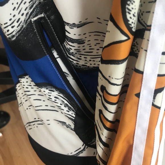 ADIDAS x FARM RIO collab tropical palm limited edition superstar jacket size S - Picture 7 of 13